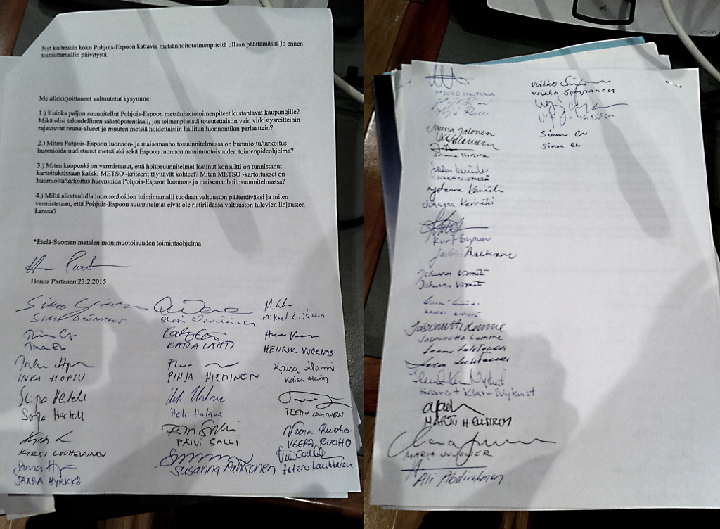 Valtuustokysymyksen allekirjoitti lisäkseni 37 valtuutettua. 